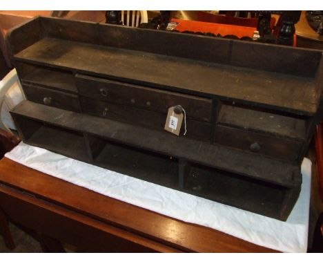 VINTAGE WOODEN DRAWER UNIT 
