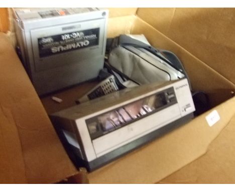 RETRO OLYMPUS PORTABLE VIDEO CASSETTE RECORDER 