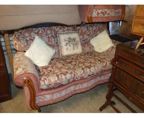 3 SEATER SOFA AND ARMCHAIR 