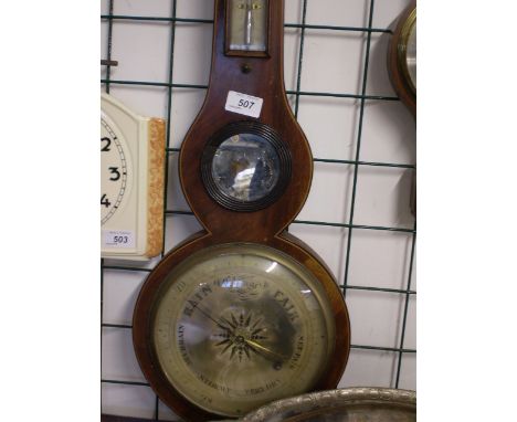 WOOD CASED BAROMETER 96 CM 