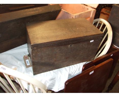 VINTAGE WOODEN BOX WITH DRAWERS 