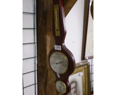 WOOD CASED BAROMETER