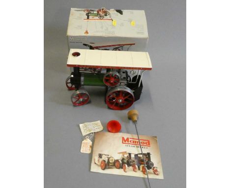 Mamod TE1 Traction engine boxed with accessories. Shows to have had little use, model excellent, box good with Mamod products