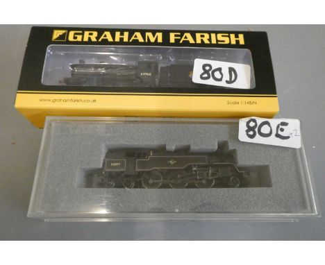 Graham Farish N gauge 2-6-4 BR tank locomotive and BR 0-6-0 J39, both items boxed, excellent (Est. plus 24% buyer's premium i