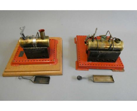 Mamod SE2a steam engine and SE3 steam engine, both in used fair condition, SE3 is missing the brass chimney (Est. plus 24% bu
