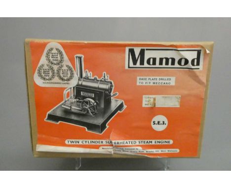 Mamod SE3 steam engine, boxed in excellent unused condition, box fair, model excellent to mint (Est. plus 24% buyer's premium