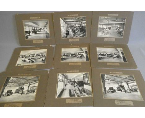 Ten Cox &amp; Co. Ltd. vintage automobile photographs, mounted, 18" x 14 1/2" (Est. plus 24% buyer's premium inc. VAT)Conditi
