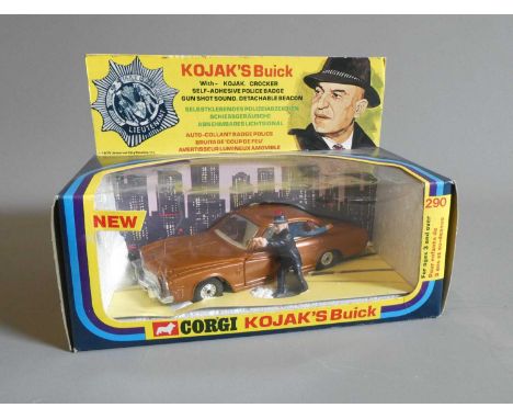 Corgi 290 Kojack's Buick in display box with figures. Box good+, models excellent (Est. plus 24% buyer's premium inc. VAT)