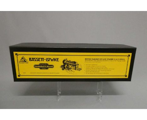 Corgi Basset-Lowke live steam 2-6-0 Mogul locomotive and tender finished in BR black Mix-traffic livery, boxed, mint (Est. pl