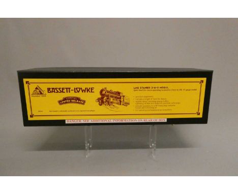 Corgi Basset-Lowke live steam 2-6-0 Mogul locomotive and tender finished in LMS lined red with 2945 to cab, boxed, mint (Est.