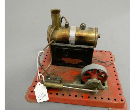 Mamod SE2 stationary steam engine, single cylinder with sprit burner, fair condition but very dirty (Est. plus 24% buyer's pr