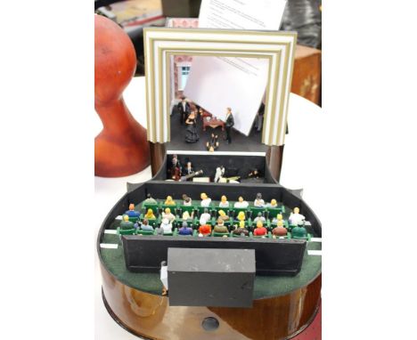 "La Traviata in a Cello"; a static model to scale 1:25 consisting a scene from the Opera La Traviata by Guiseppe Verdi (1813-