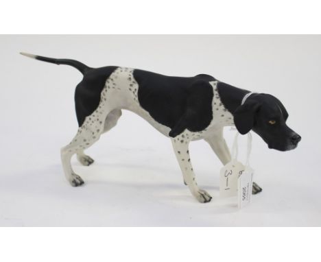 A Hutschenreuther porcelain model of a pointer dog (sd) 