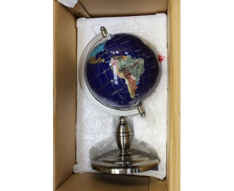 A 'gemstone', globe with original box        