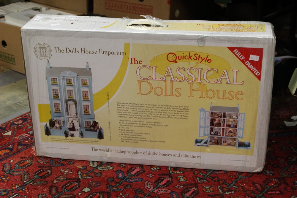 A Dolls House Emporium 'Quick Style Classical Dolls House', still in