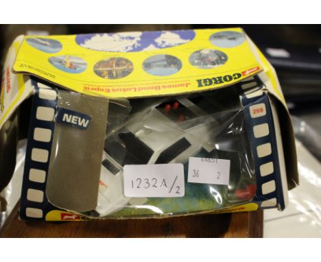 A James Bond, Quantum of Solace, cinema poster in tube and a Corgi 239 007 Lotus Esprit, in poor box