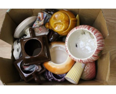 Royal Crown Derby Mikado blanks, Wedgwood Edwardian/Victorian bowls and plate, Carltonware leaf dishes, Sooty egg cup, conser