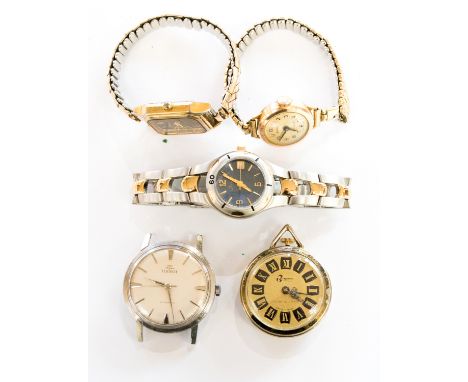 A ladies 1960's Beutina bracelet watch, Jessica bracelet watch, fob watch, Sekonda bracelet watch and a gentleman's Tissot au