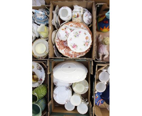 A quantity of Royal Crown Derby Aves and Posie pattern china to include plates, comports, jugs, pin trays and other Royal Cro