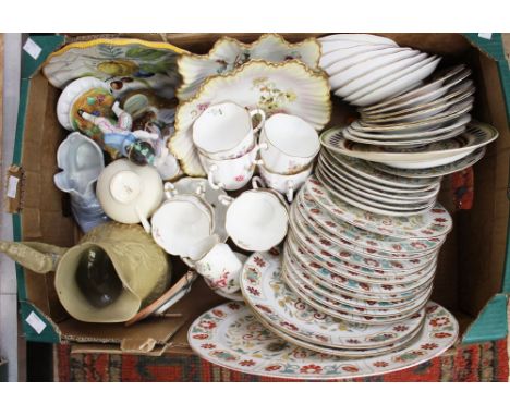 Royal Crown Derby Posie pattern part tea service, with further ceramics,Susie Cooper, Ridgeway, Carltonware, etc.