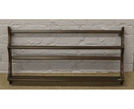 An Ercol wall rack.