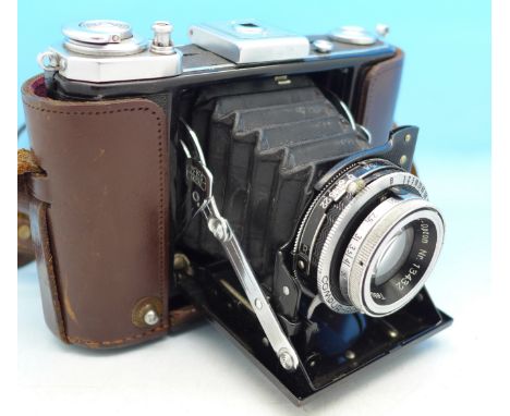 A Zeiss Ikon folding camera