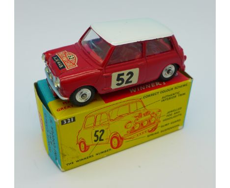 A Corgi Toys, 321 Monte-Carlo B.M.C. Mini-Cooper 'S', boxed