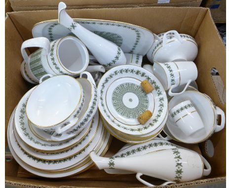 A Spode Provence dinner and coffee service, one dish a/f