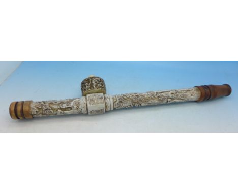 A decorative Chinese pipe
