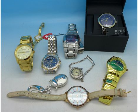 Wristwatches including a lady's gold filled Bulova and Rotary, etc.
