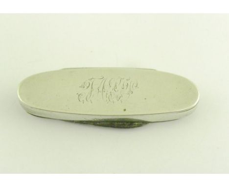 A VICTORIAN SILVER PENKNIFE INCORPORATING A SNUFF BOX, WITH TWO BLADES AND A SPIKE, LONDON 1892