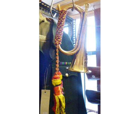 ARMY BUGLE. Brass army bugle 