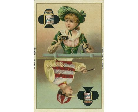 LIEBIG, Playing Cards III, complete, S.294, French, G to VG, 6