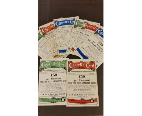 ACCESSORIES, magazines & booklets, inc. Cigarette Card Review, Vol. 1 (complete) & 2 (Nos. 1-5), covering June 1946 to August