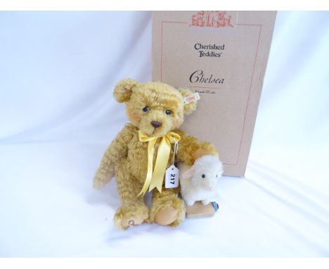 Steiff  'Chelsea' plush teddy bear - boxed with certificate- limited edition 01992/5000