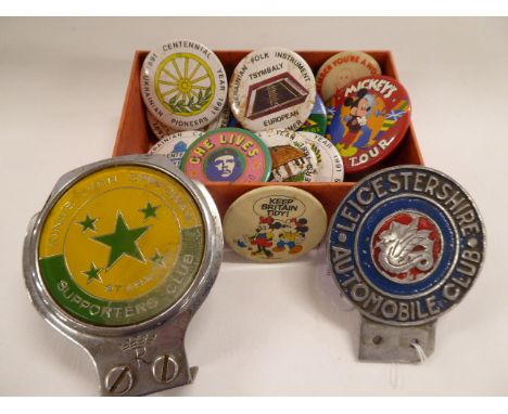 Kings Lynn speedway, Leicestershire automobile car badges, pin badges etc.