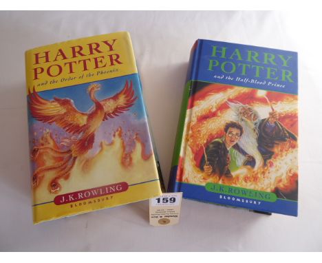First edition Harry Potter books - 'The Half-Blood Prince' and 'The Order of the Phoenix' JK Rowling (2)