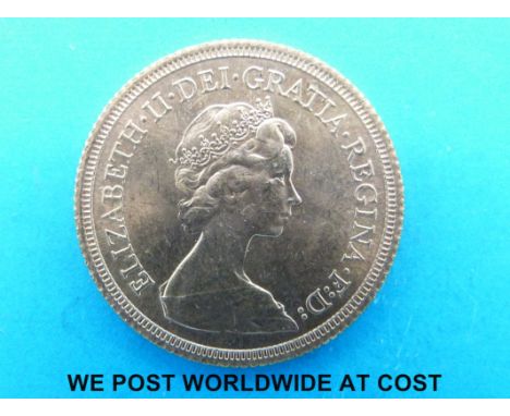 A 1978 second portrait gold full sovereign 