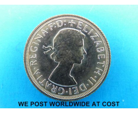 A 1968 first portrait gold full sovereign 