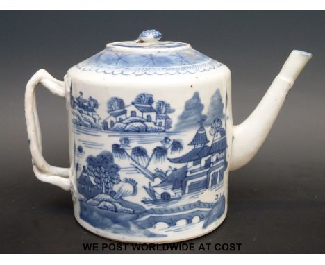 A 19thC Chinese teapot