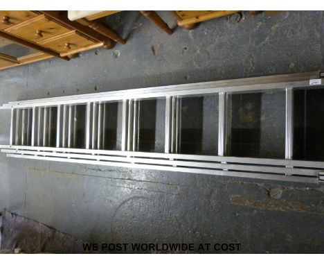 A triple extending 6m ladder
