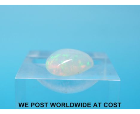 A large opal cabochon