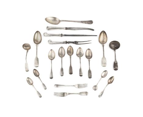 A silver old English pattern gravy spoon, with bright cut decoration by Cooper Bros &amp; Sons Ltd, Sheffield 1918, an early 
