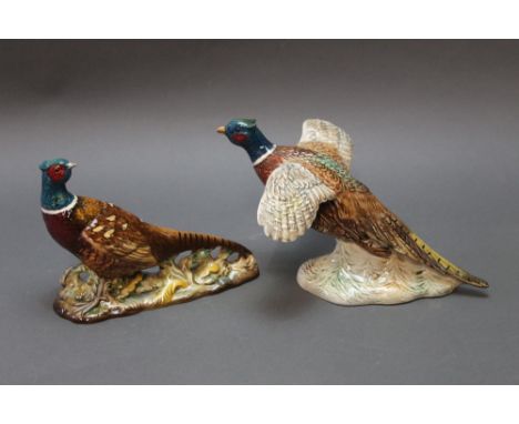 Two Beswick pheasants, model No. 850 and 1226.