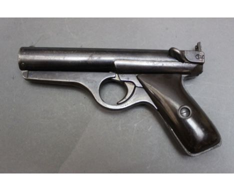 *  Abas Major cal 177 air pistol, made by A A Brown & Sons Birmingham, marked Registered Design 845425, circa 1945-46.  Seria