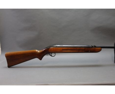 BSA Air Sporter (possibly Mk 2), cal 22 underlever air rifle, the top of the air cylinder marked BSA within an arrow, Air Spo