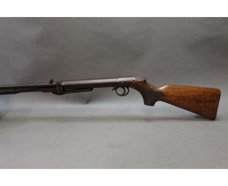 *  BSA improved model D cal 177 under lever air rifle, the top of the air cylinder marked The BSA Air Rifle (improved model D