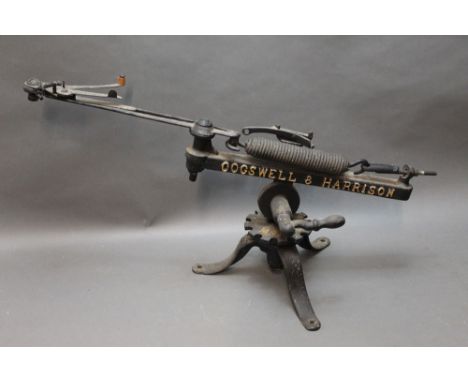 *  Cogswell &amp; Harrison model 1888 clay pigeon trap.