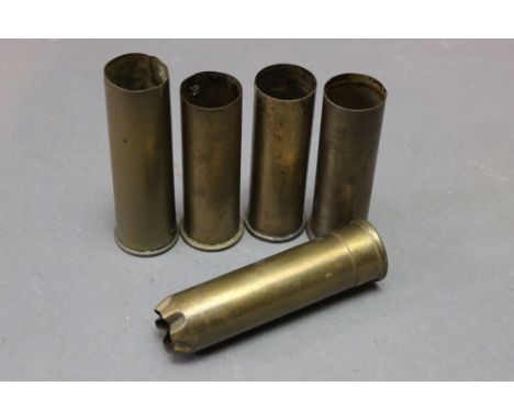 *  Five 4 bore metallic shotgun cartridges, to include a Kynoch Perfect.  SHOTGUN CERTIFICATE REQUIRED.  WE CANNOT POST AMMUN