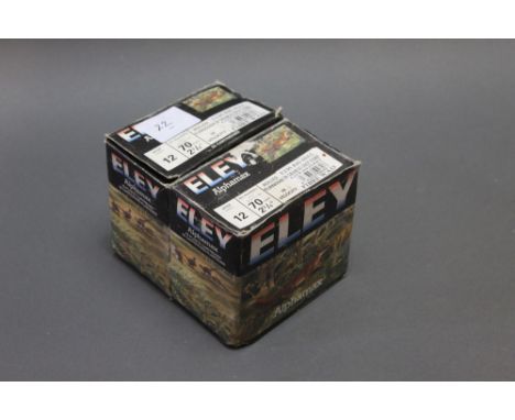 Fifty Eley Alfamax 12 bore shotgun cartridges, 70 mm, 36 gram SG Shot, fibre wad.  SHOTGUN CERTIFICATE REQUIRED.   WE CANNOT 